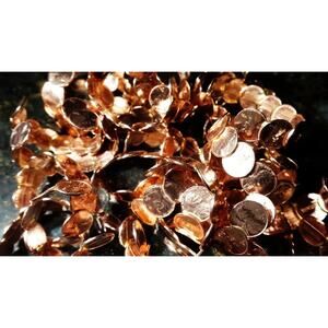 WHOLESALE Lot of 12 assorted REAL COPPER Lincoln Penny Bracelets - Free Shipping